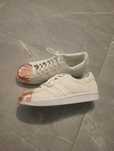 Buty adidas superstar 38 różowa metaliczna wstawka