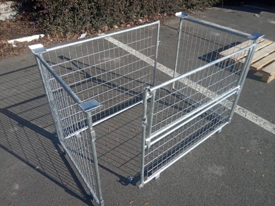 OCYNK- Kosz magazynowy stalowy 890h, jak gitterbox- NOWE, cena brutto