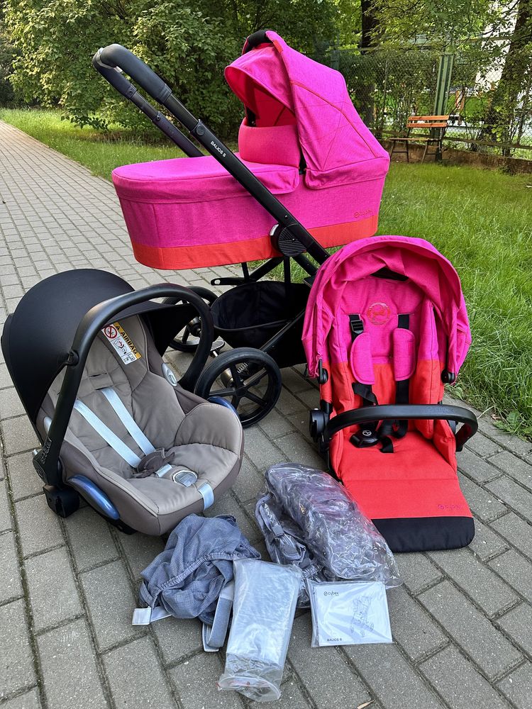 Wózek 2w1 , 3w1Cybex balios,nosidełko cybex