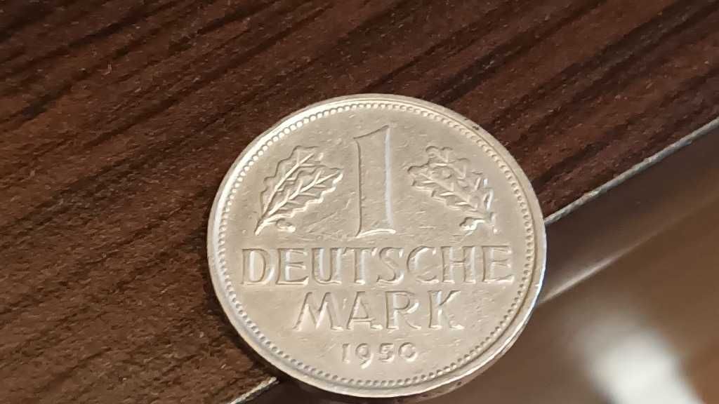 1 Marka Niemcy RFN 1950r.D.Stan