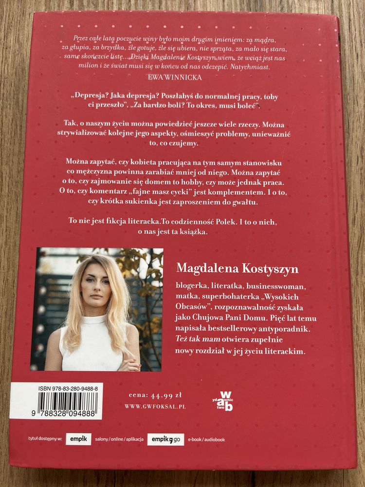 Magdalena Kostyszyn też tak mam książka