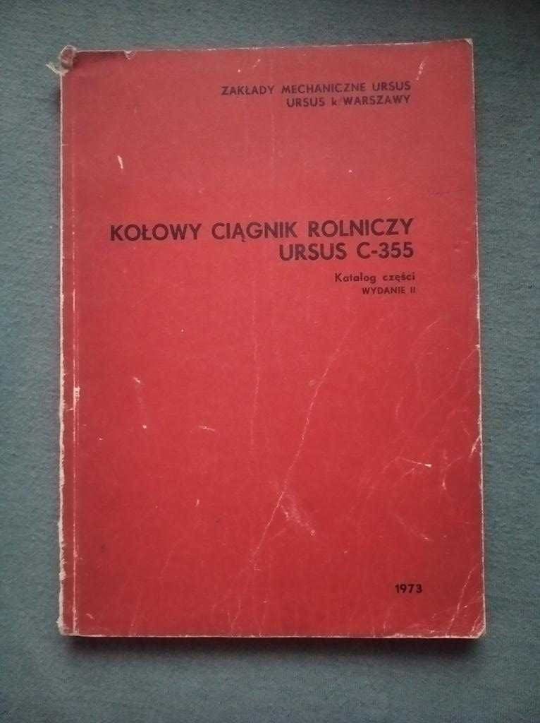 Katalog części Ursus 355 oryginalny 1973