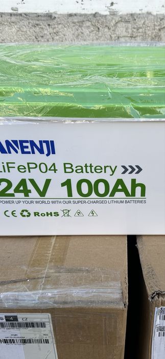 Акумуляторна батарея залізофосфадна 100 Ah 24 v