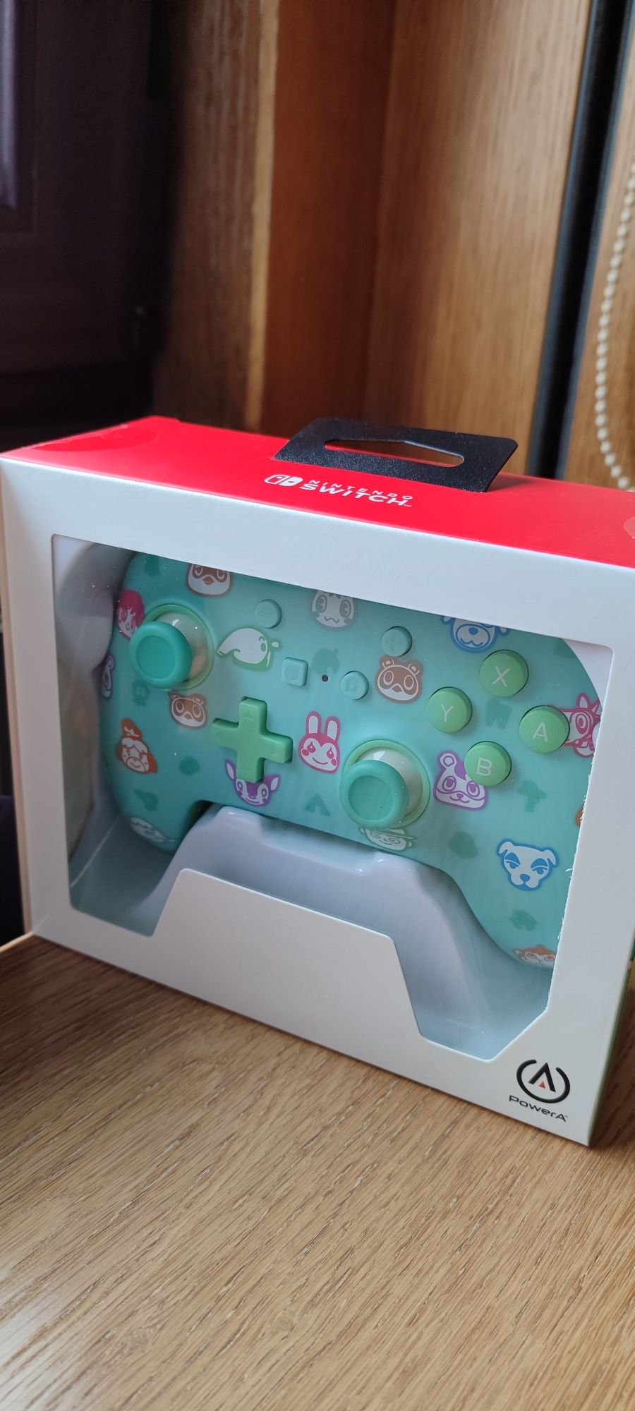 PowerA Animal Crossing New Horizons wired controller.