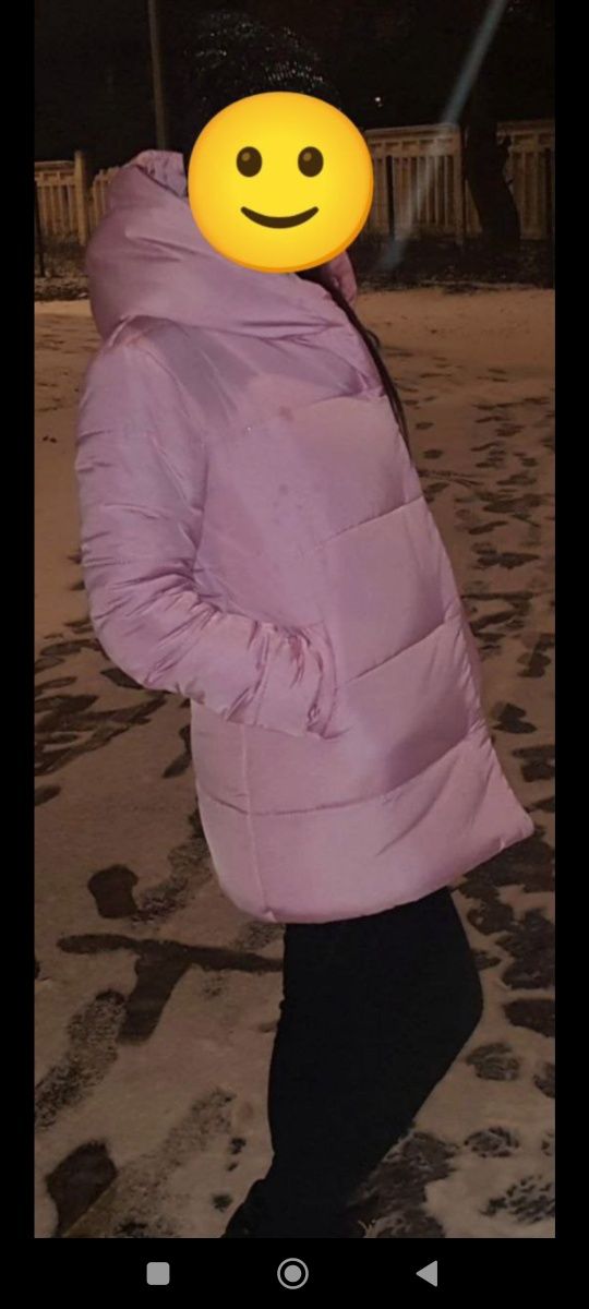 Зимняя женская курточка зефирка размер М