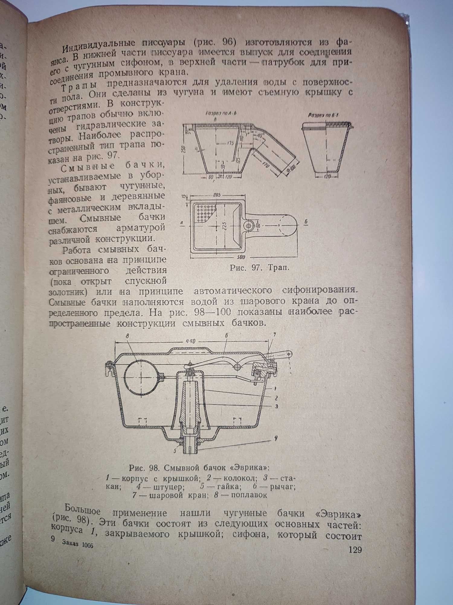 Ремонт внутренних систем водопровода и канализации Сапожников