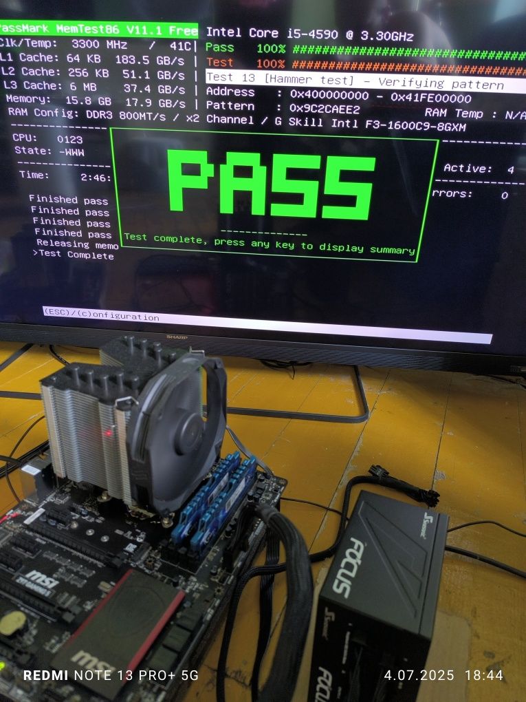 Pamięć RAM DDR3 16GB (2x8) 1600 CL9 G.Skill RipjawsX