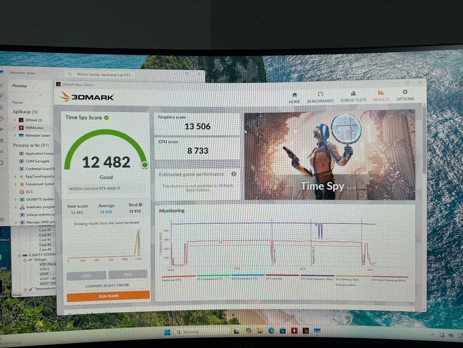 Komputer do gier Ryzen 8400F RTX 5060 TI 1TB  32GB FV23% Gwarancja 24M