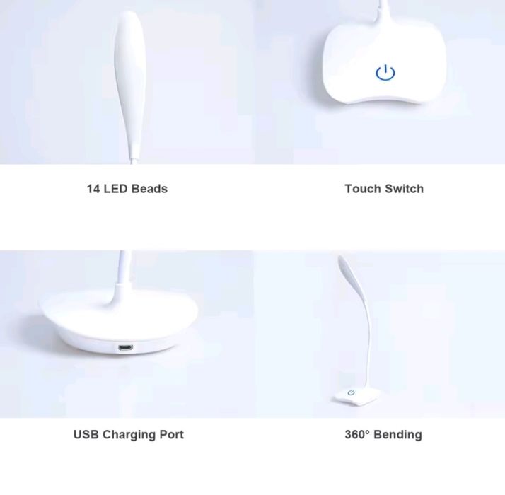 Пропоную ергономічну настільну світлодіодну лампу