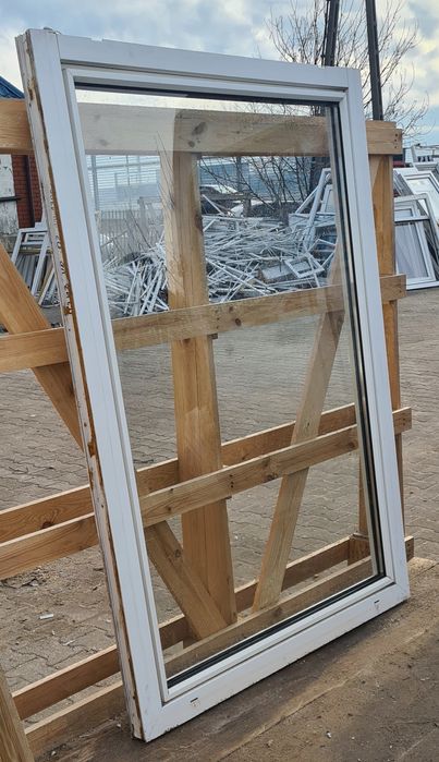 OKNA KacprzaK OKNO PCV 124X170 Używane Plastikowe  Lider Okna OLX