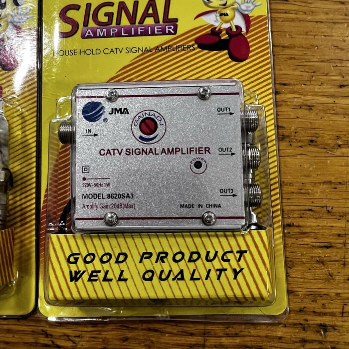 Amplificador sinal antena tv JMA - Novo