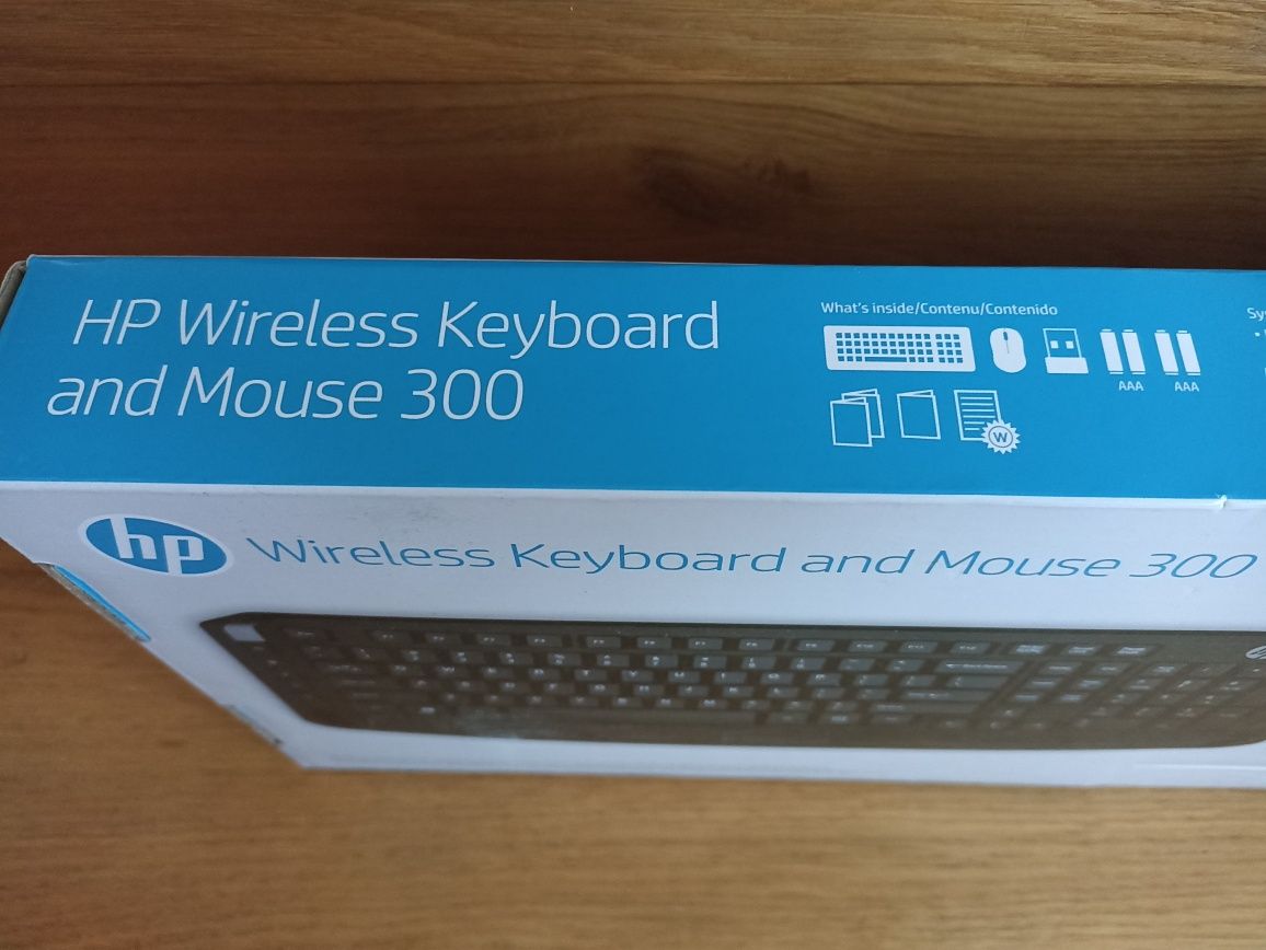 Klawiatura i mysz bezprzewodowa HP Wireless 300 bluetooth Nowe