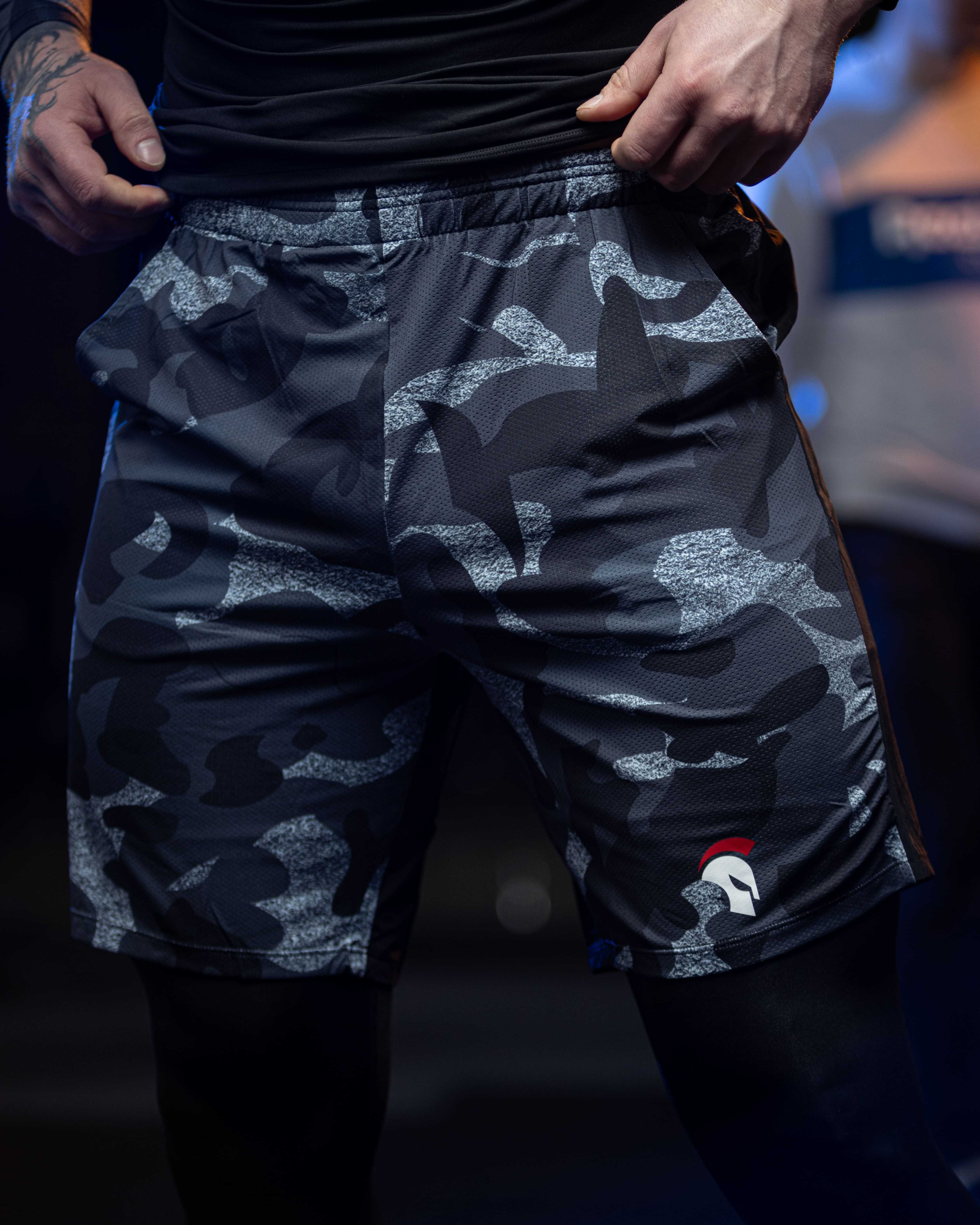 Komplet 3w1 Sportowej Odzieży Termoaktywnej Spartan Gray & Camo XL