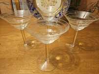 Kieliszki do martini vintage Bohemia