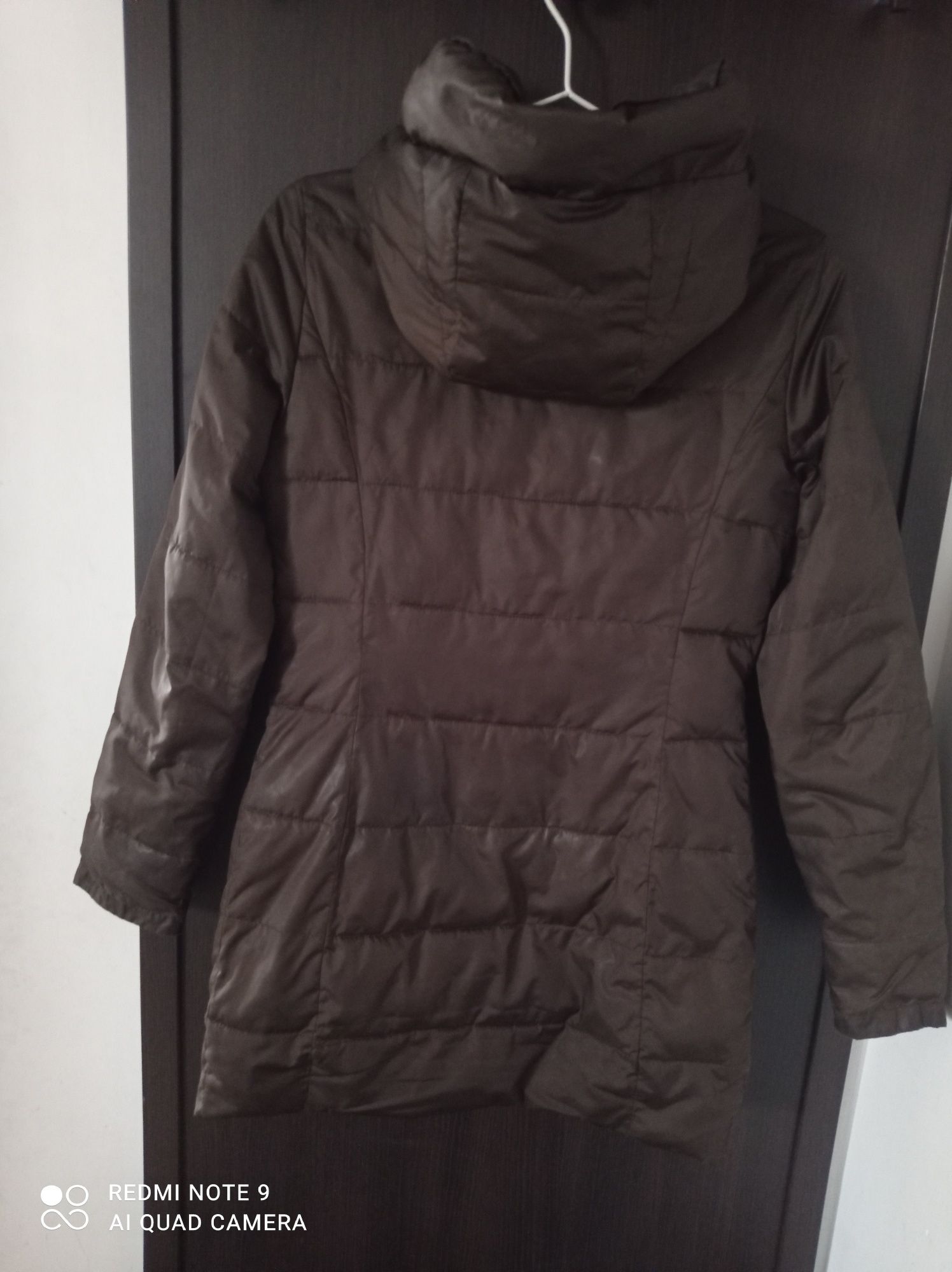 Massimo Dutti dwustronna kurtka damska rozm. XS/S z kapturem