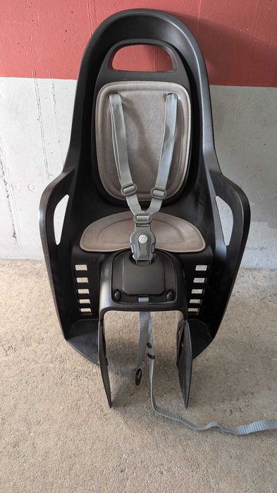 POLISPORT Cadeira de Bicicleta Bebé Preto