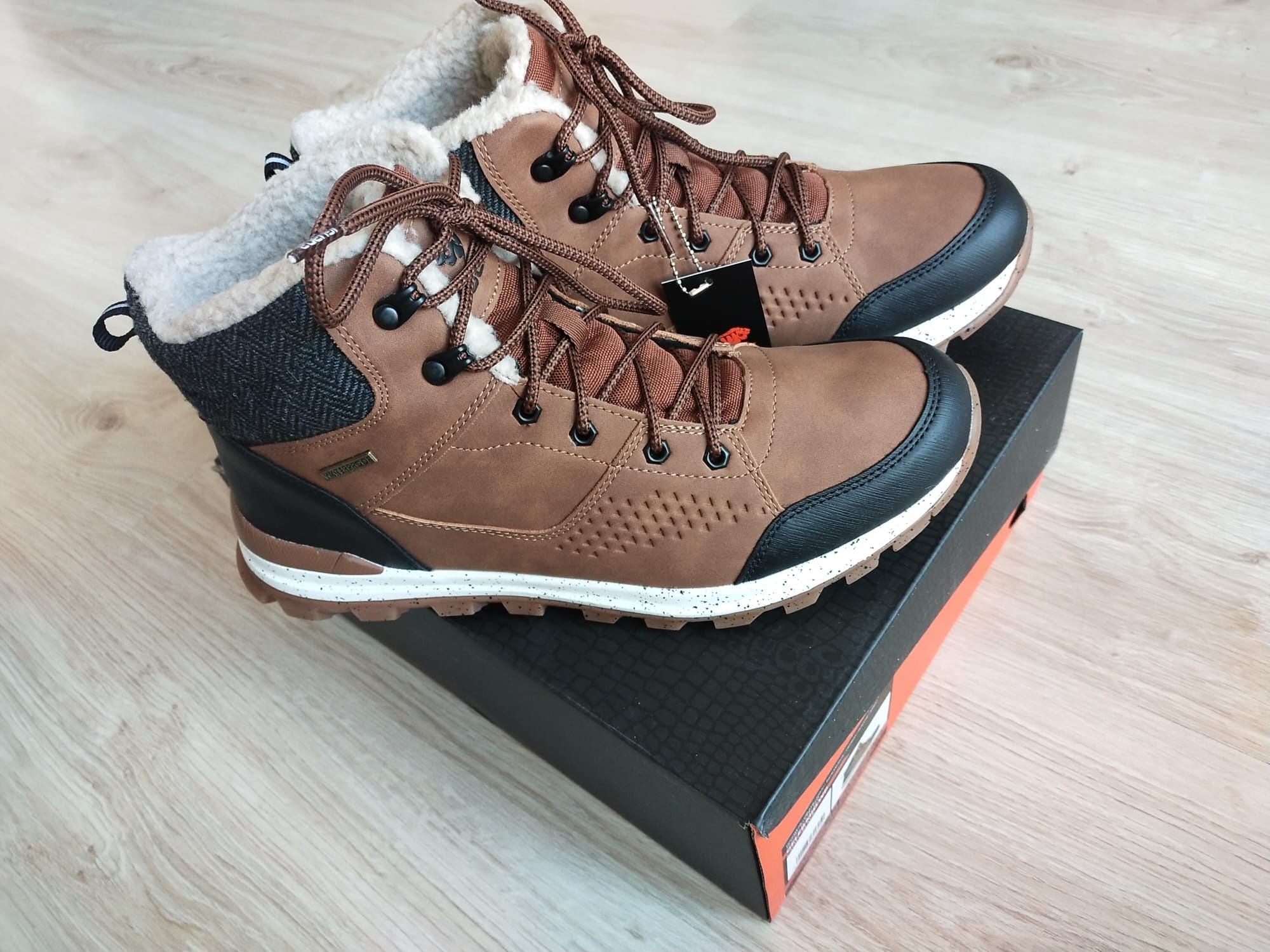 Nowe męskie buty zimowe IGUANA
