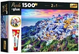 TREFL, Puzzle SANTORINI GRECJA + KLEJ 26182, 1500 el.
Trefl