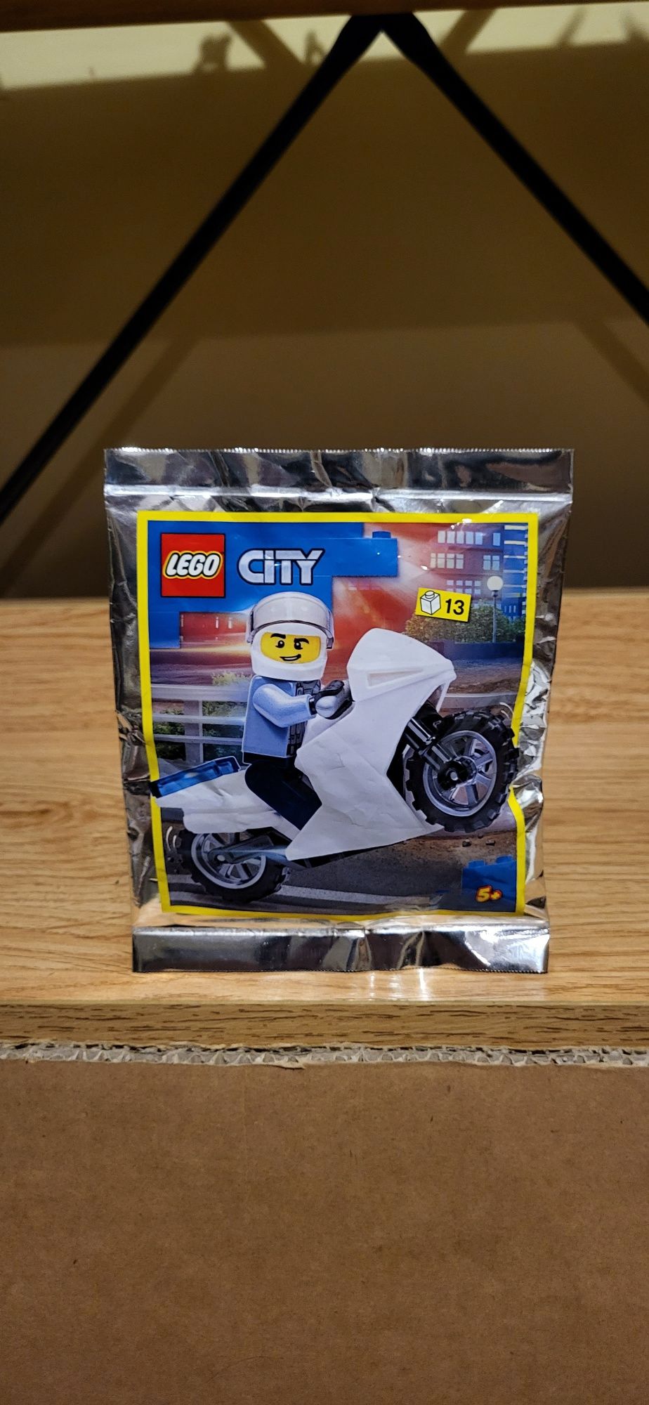 Lego City 952103 Policjant na motorze saszetka z klockami