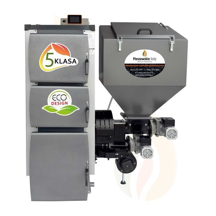 Kocioł z Podajnikiem Pellet 24kW 5 klasa Dotacja Dostawa Gratis  Eko