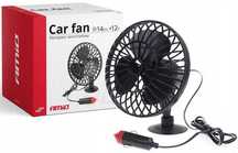Wentylator z przyssawką miniFAN 12V wiatrak samochodowy