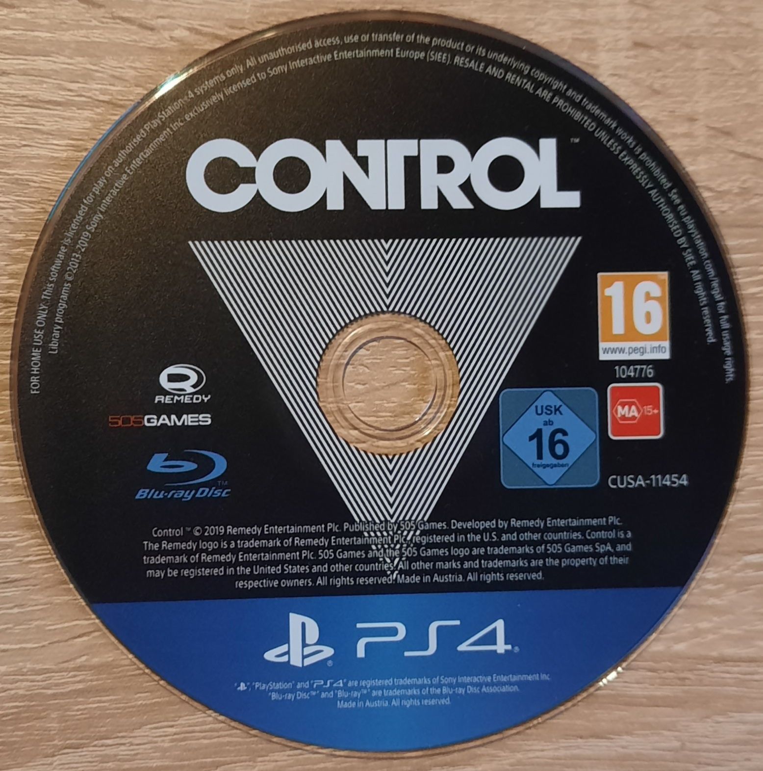 CONTROL - PlayStation4