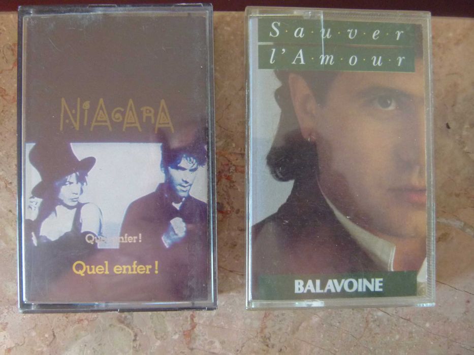 K7 cassetes Simple Minds, OMD, Europe, INXS, Toto  etc.