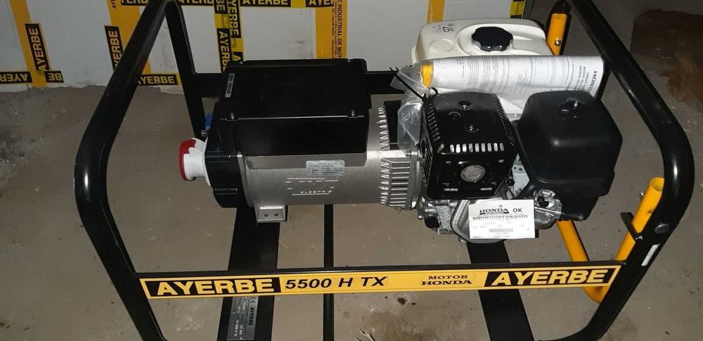 Генератор трехфазный бензиновый AYERBE 5500 H TX