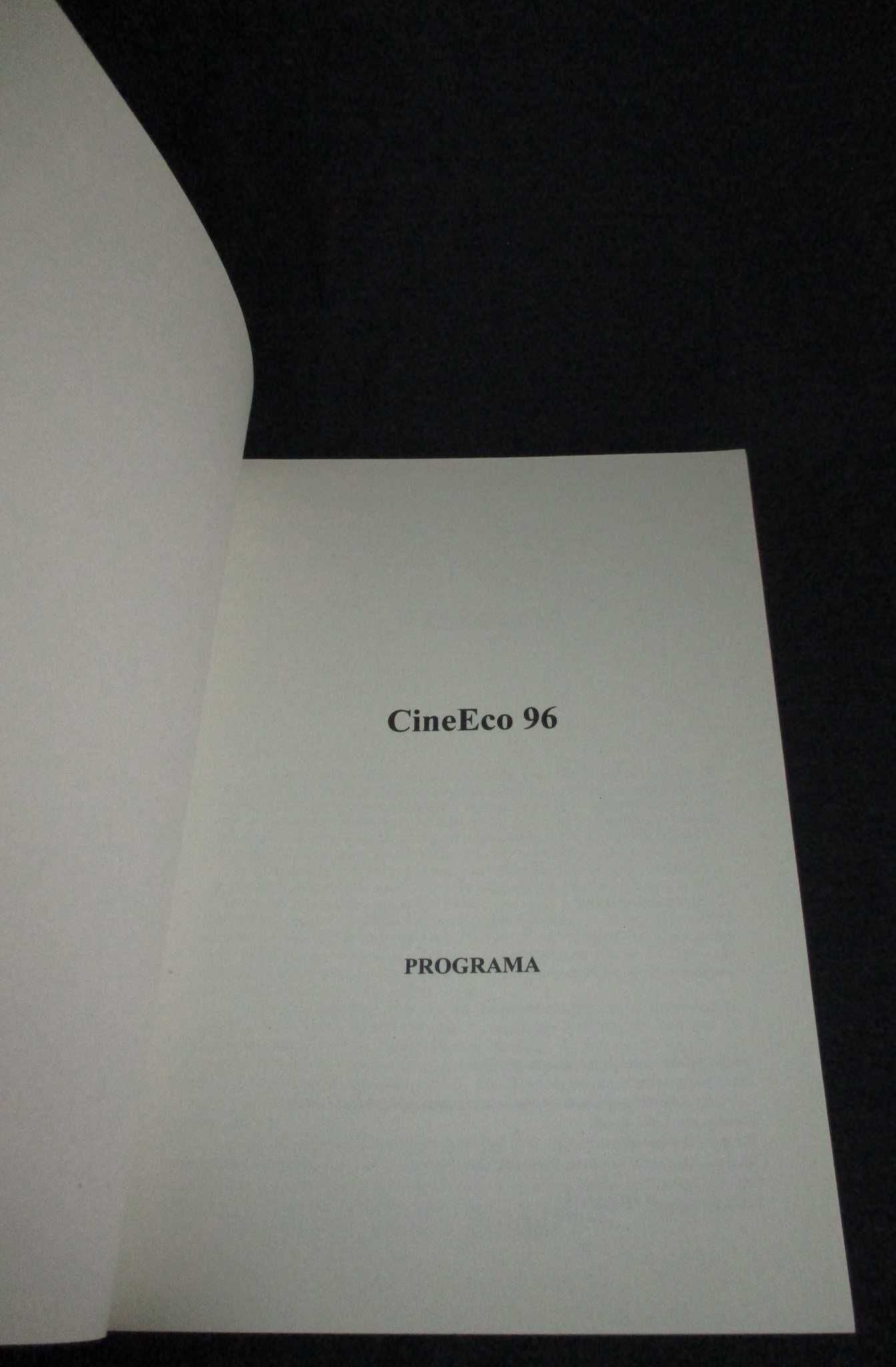 Programa do CineEco' 96 Seia Lauro António