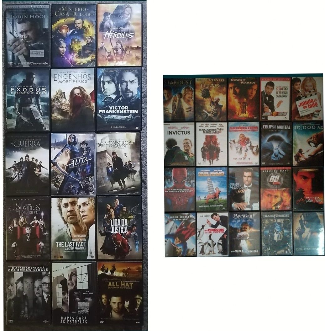 Lote de 255 DVD's Originais (Lote 18)