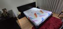 Quarto completo madeira escura