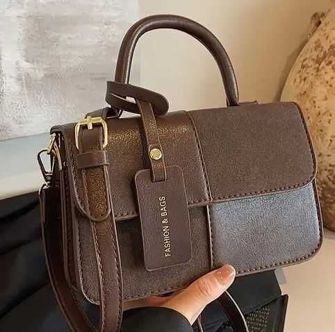 Hitowa damska torebka, czekoladowy brąz, viralowa torebka! NOWA