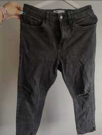 Spodnie jeansowe czarne męskie