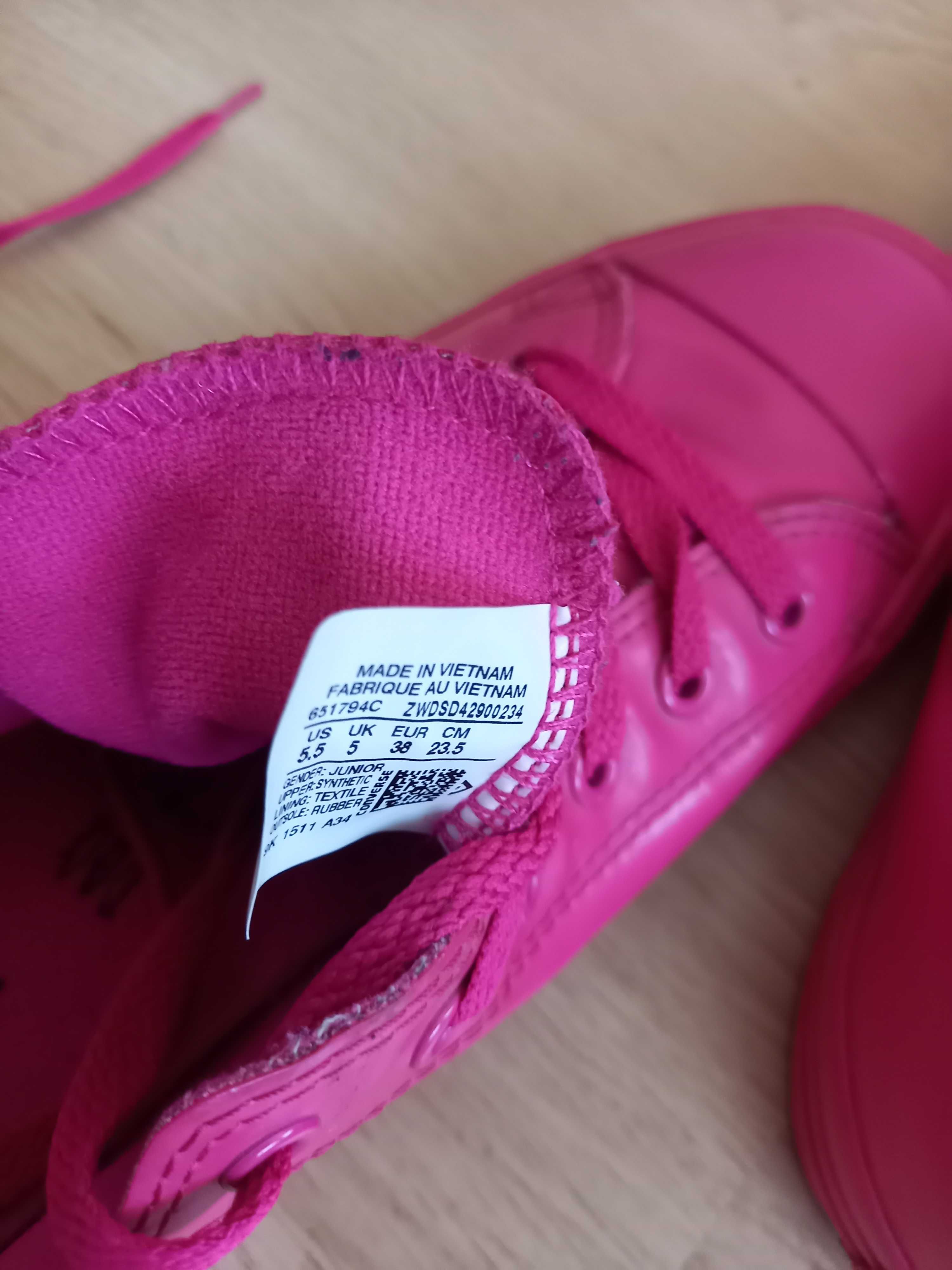 Bordowe trampki Converse 38