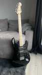 Fender squier stratocaster czarny gitara elektryczna