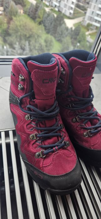 Buty w góry,  trekking, podeszwa vibram, skóra, CMP Athunis Mid