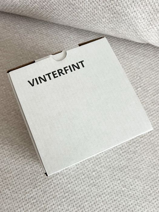 IKEA Vinterfint Gustaf Westman świecznik niebieski