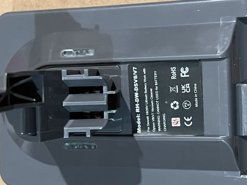 Przejściówka Dyson V7/V8 do narzędzi DeWalt – nowa