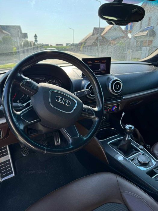 Audi A3 8V 2.0 TDI 190TysKm Brązowe Wnętrze