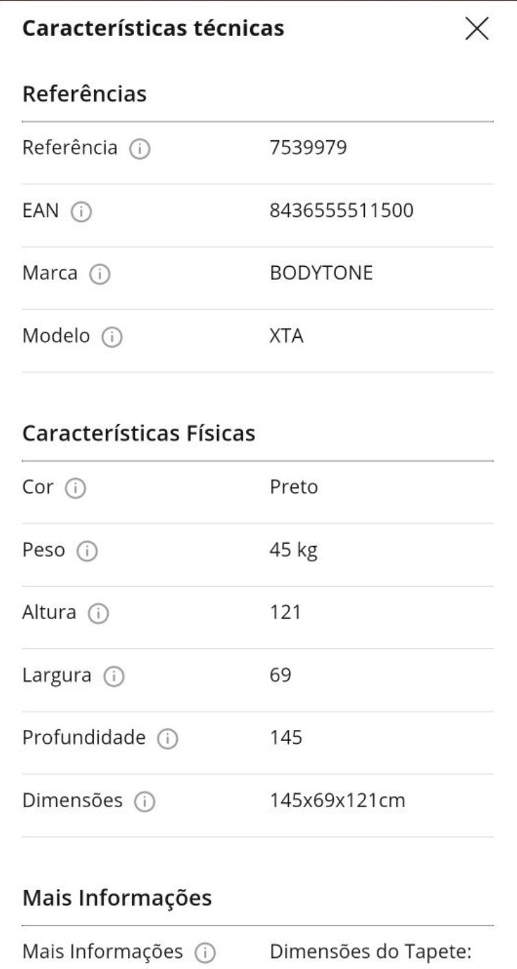 Passadeira Bodytone