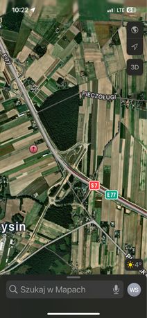 Działka inwestycyjna trasa s7 magazyny, fabryka,parking/okazja 73zł/m2