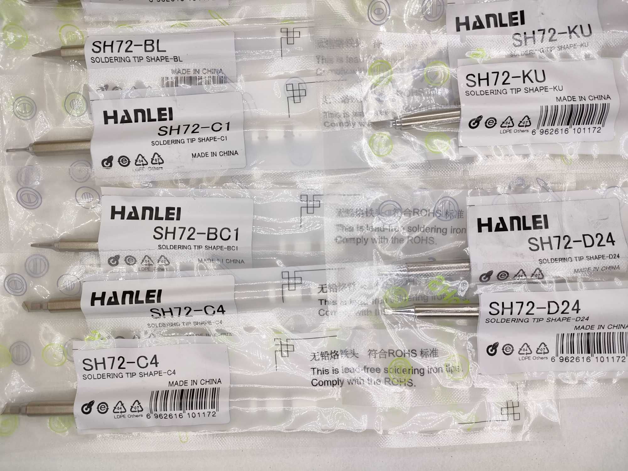Жала для паяльника SH72 C4, C1, K, KU, BC1, BC2, D24, B2, I, ILS