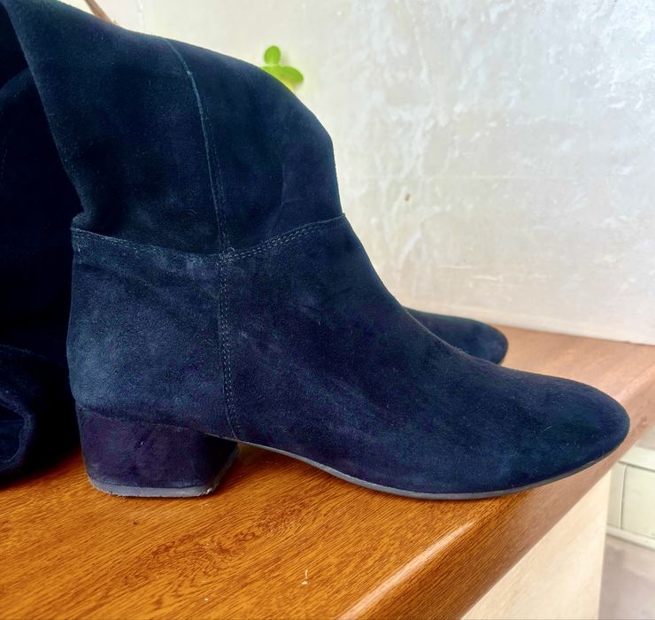 Сапоги ботфорты замшевые  Vagabond 38,5-39 размер