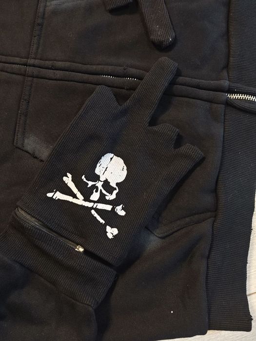 Grailz Project G/R x mastermind zip up hoodie черная кофта opium