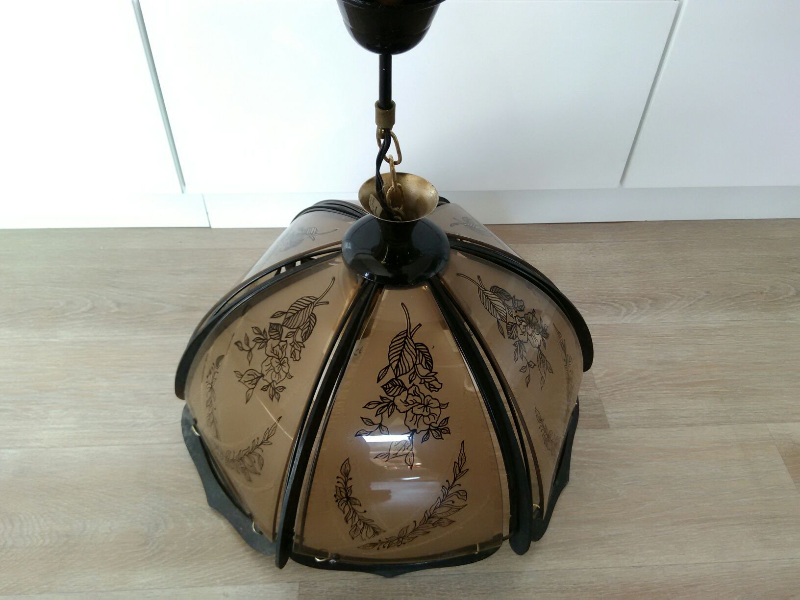 stara Polska lampa PRL żyrandol wyrób lamp retro vintage loft design
