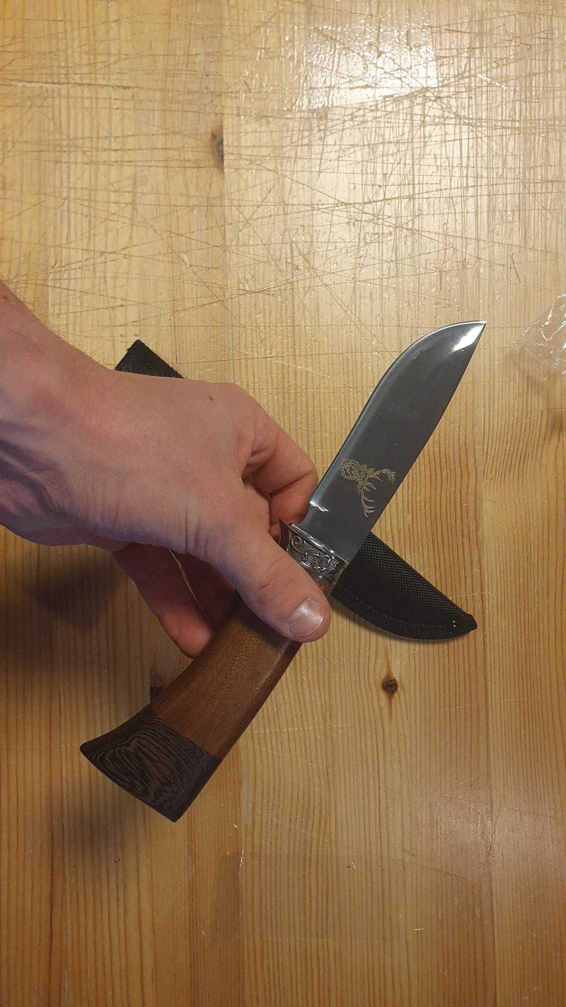 Nóż Myśliwski Nożyk Taktyczny Survivalowy z głownią clip point 23cm