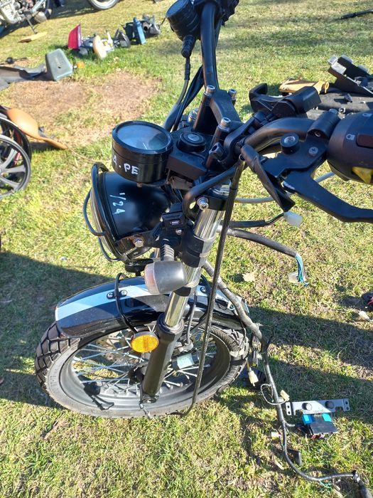 Orcal NK01 125 silnik lampa lagi wydech siedzenie zegar koła błotnik