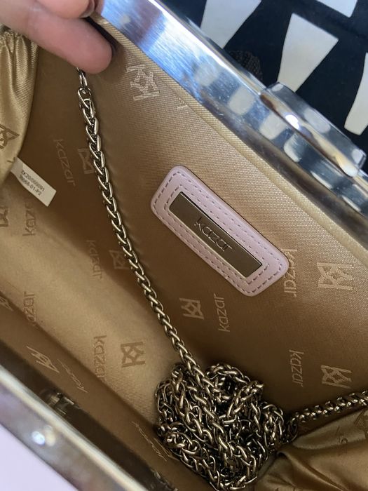 Torebka Kazar kopertówka elegancka skórzana