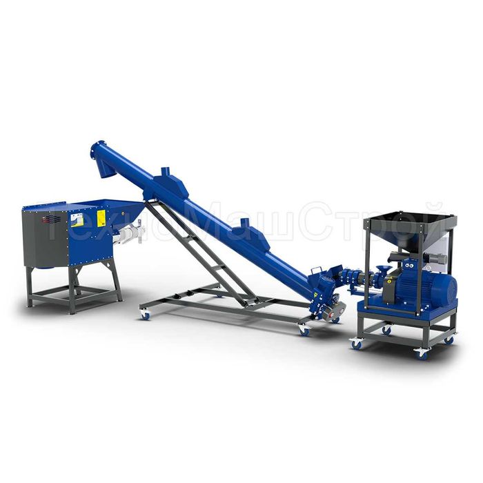 Лінія з переробки сої (Екструдер, маслопрес)