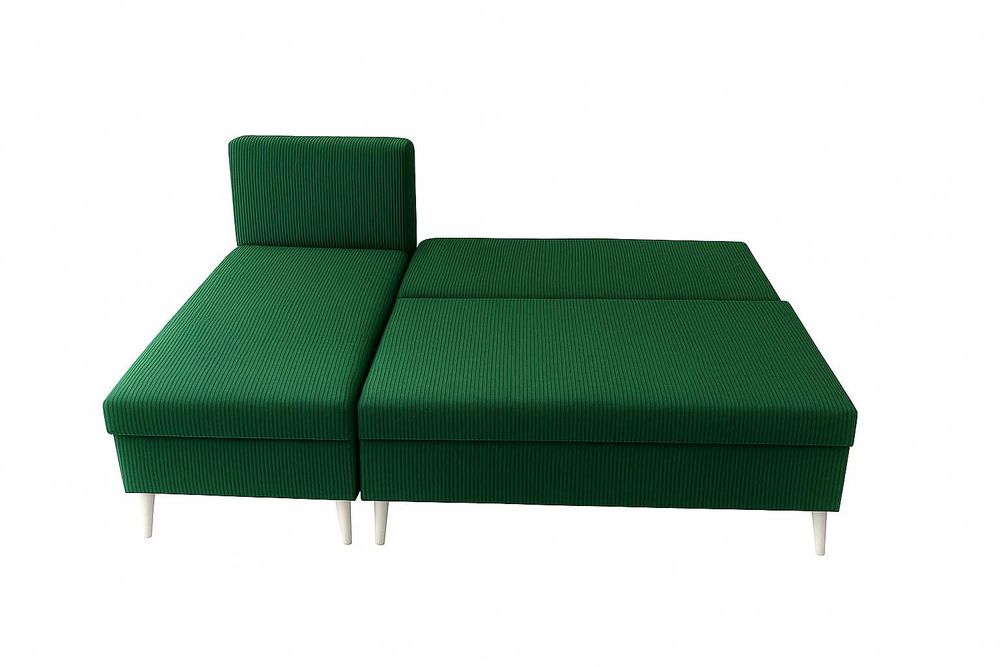 Narożnik Do Salonu BOSS Kanapa Sofa Rozkładana 2 Pojemniki Na Pościel